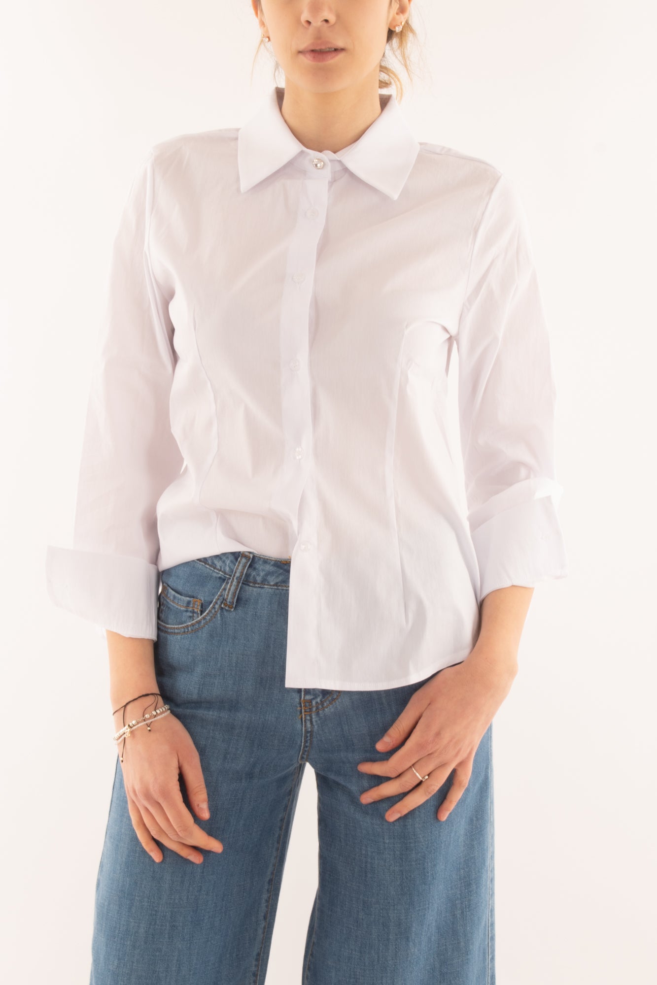 SUSY MIX Camicia base da Donna Susy mix - Bianco Bianco