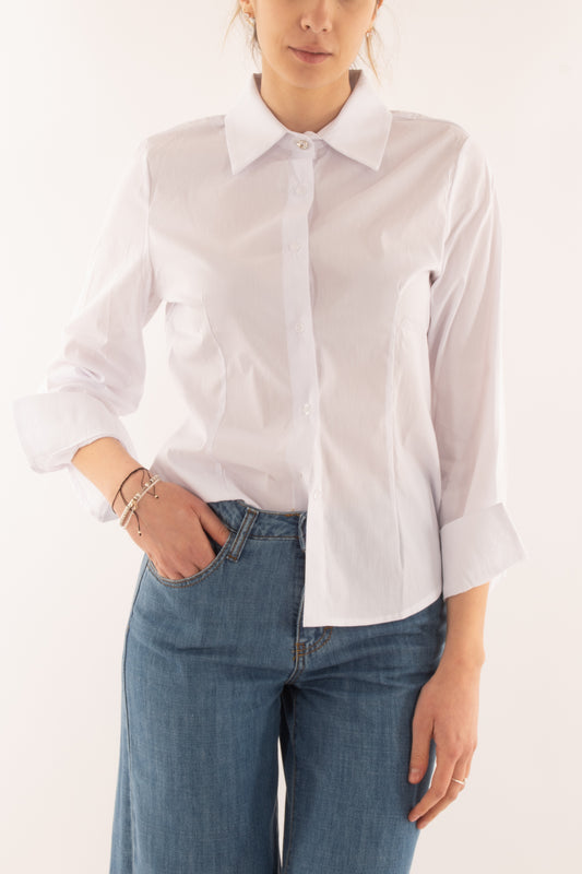 Camicia base da Donna Susy mix - Bianco