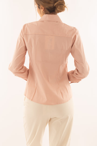 Camicia bottone gioiello da Donna Susy mix - Rosa