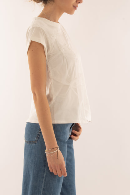 T- shirt con rouge da Donna Susy mix - Latte