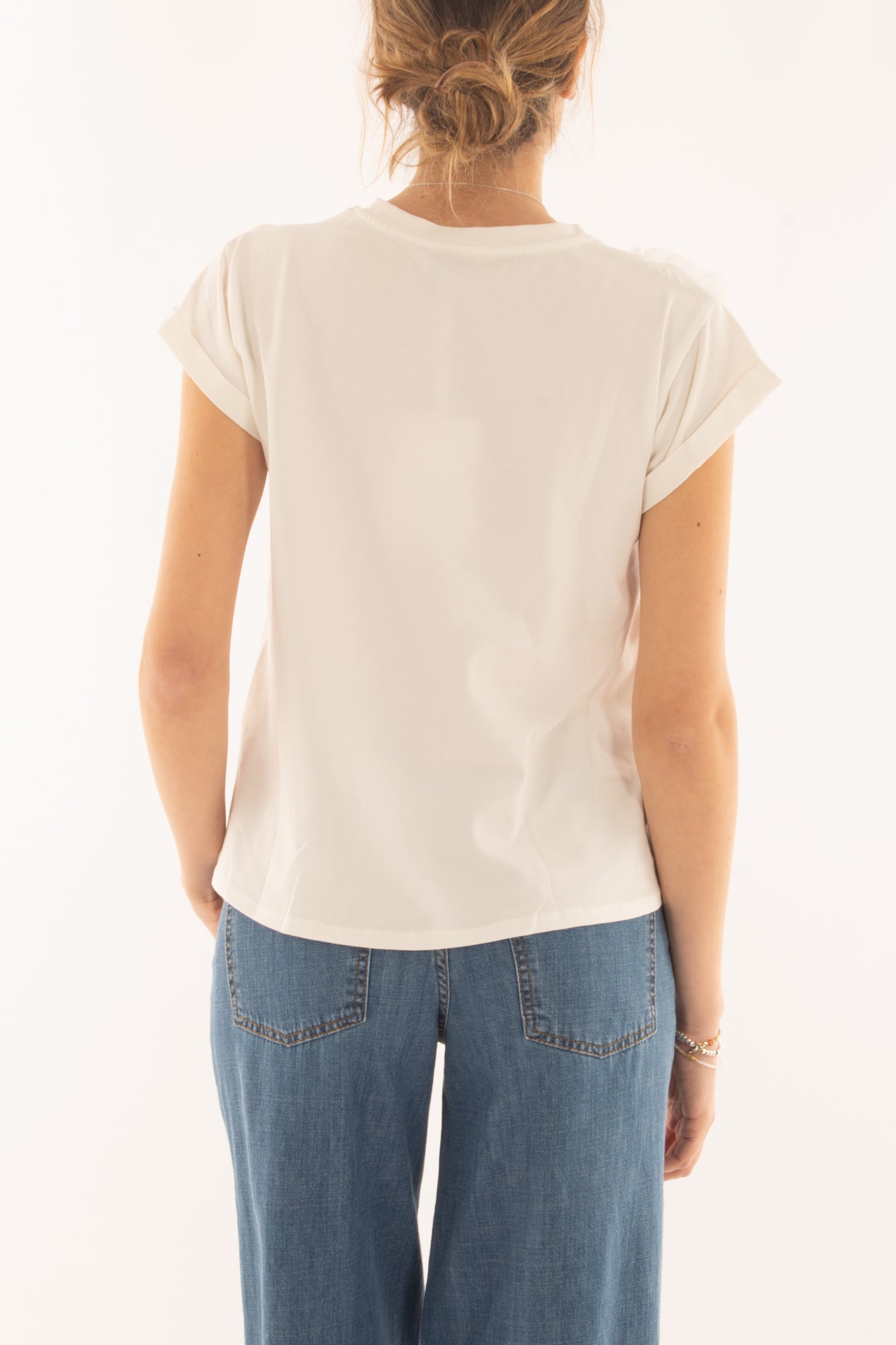 T- shirt con rouge da Donna Susy mix - Latte