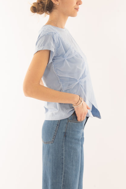 T- shirt con rouge da Donna Susy mix - Celeste