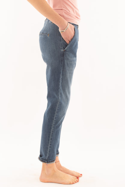 Jeans con risvolto da Donna Susy mix - Jeans