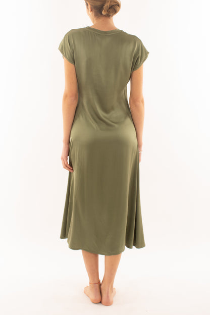 Abito in satin da Donna Susy mix - Verde