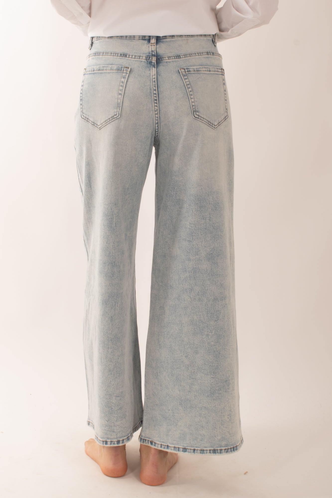 Jeans a palazzo con brillantini da Donna Susy mix - Jeans