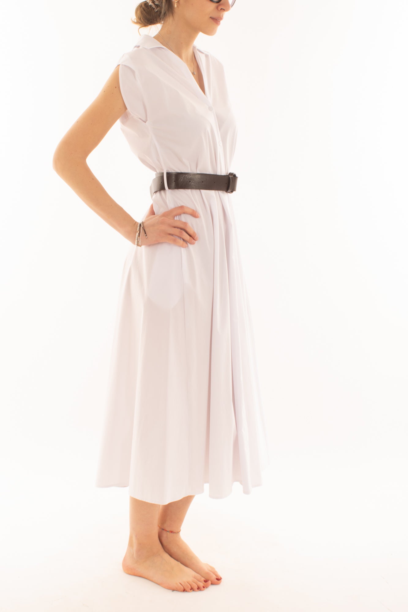 Chemisiere senza manica Susy mix - Rosso