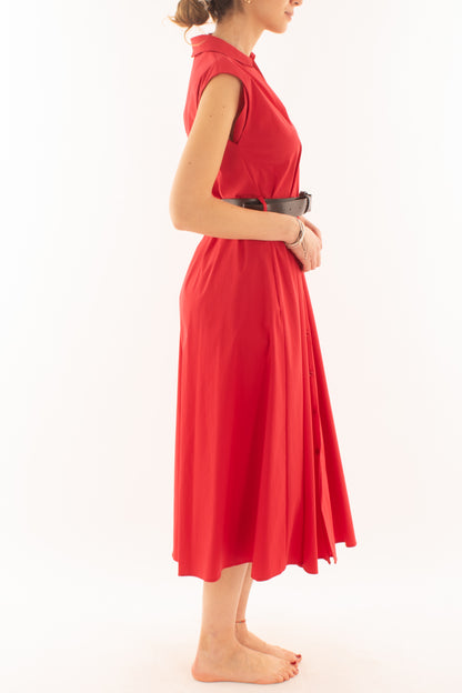 Chemisiere senza manica Susy mix - Rosso