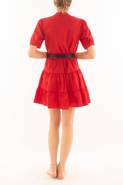 Abito corto mezze manica da Donna Susy mix - Rosso