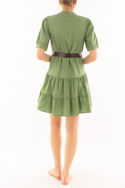 Abito corto mezze manica da Donna Susy mix - Verde