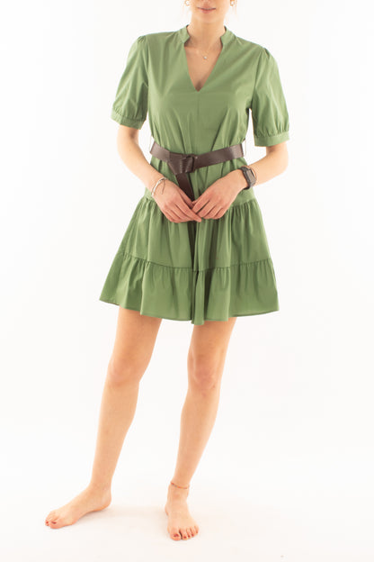 Abito corto mezze manica da Donna Susy mix - Verde