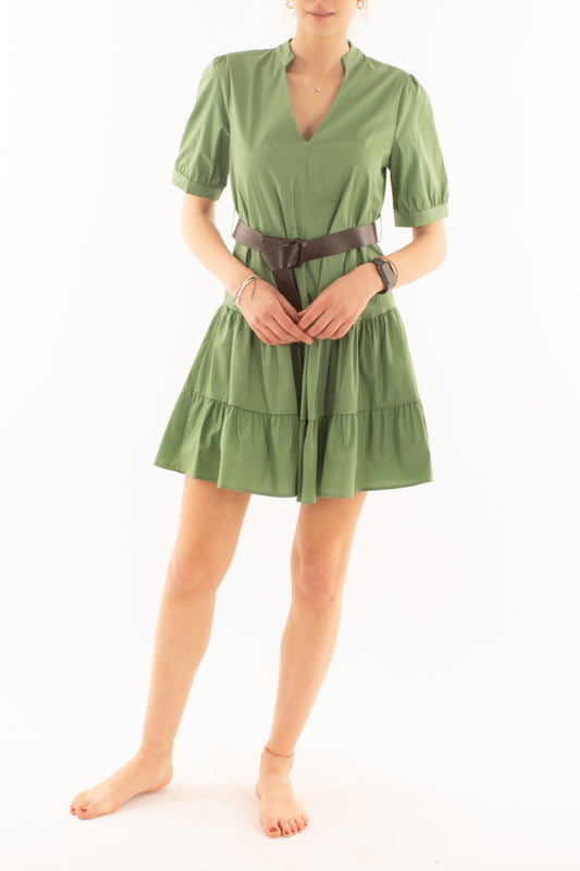 Abito corto mezze manica da Donna Susy mix - Verde