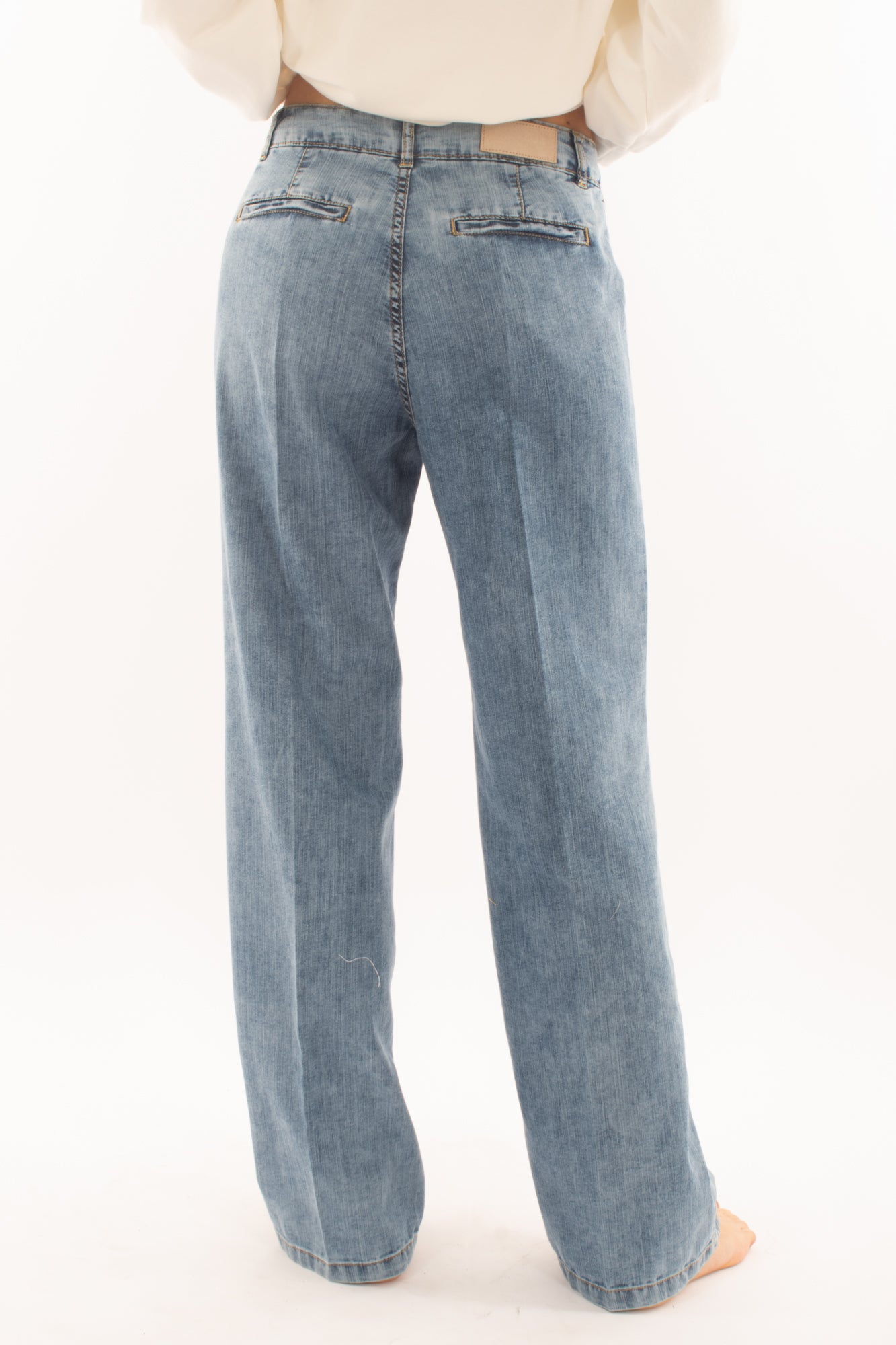 Jeans a palazzo Susy mix elite - Denim