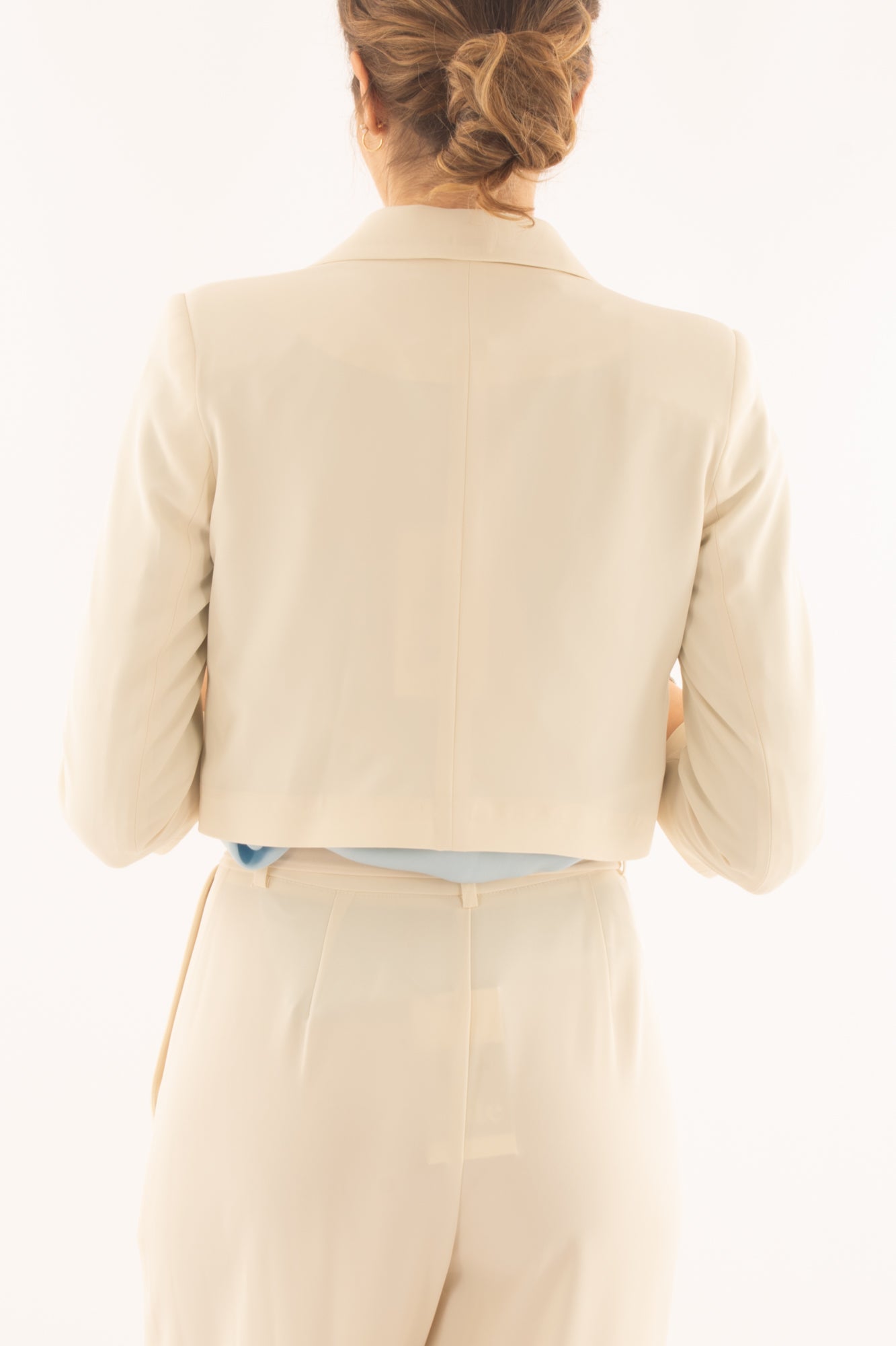 Giacca corta aperta da Donna Susy mix elite - Burro