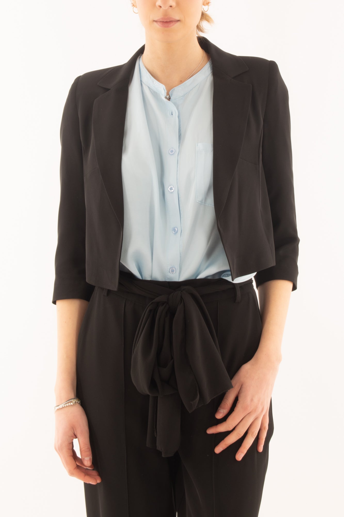 Giacca corta aperta da Donna Susy mix elite - Nero