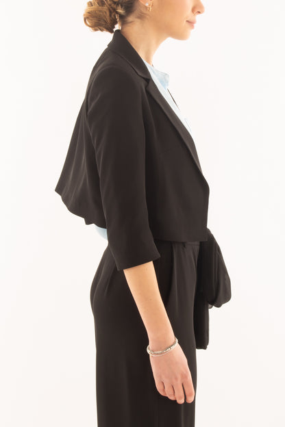 Giacca corta aperta da Donna Susy mix elite - Nero