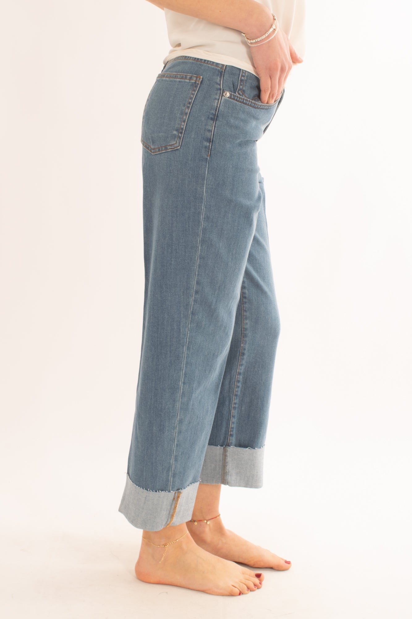 Jeans con risvoltone da Donna Susy mix - Jeans