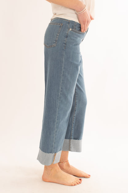 Jeans con risvoltone da Donna Susy mix - Jeans