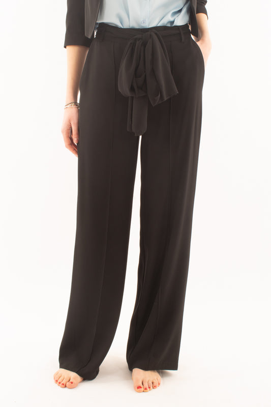 Pantalone a palazzo da Donna Susy mix elite - Nero