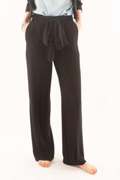 Pantalone a palazzo da Donna Susy mix elite - Nero