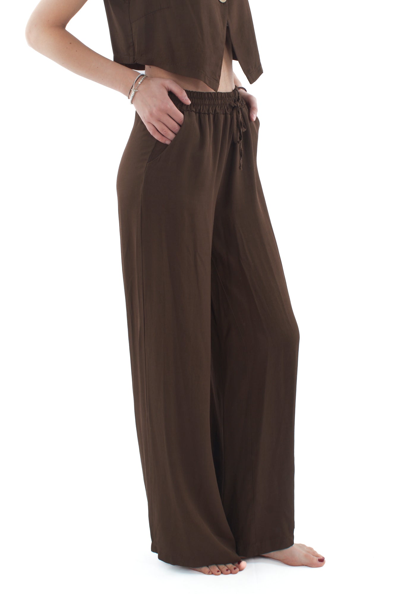 SUSY MIX Pantalone a palazzo da Donna Susy mix - Caffe Caffe'