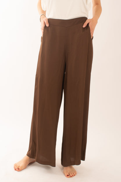 Pantalone a palazzo in viscosa da Donna Susy mix - Caffe