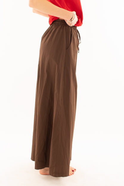 Pantalone palazzo in cotone da Donna Susy Mix - Caffe