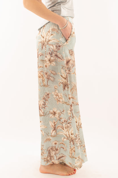 Pantalone stampato da Donna Susy mix - Verde