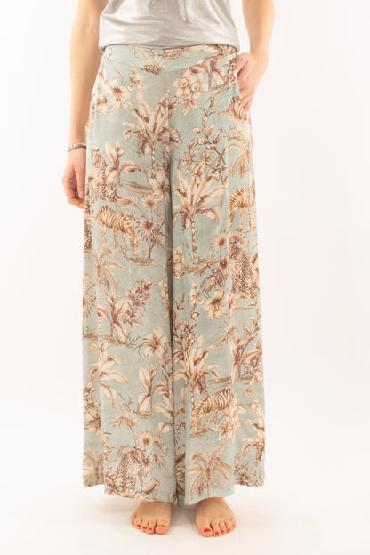 Pantalone stampato da Donna Susy mix - Verde