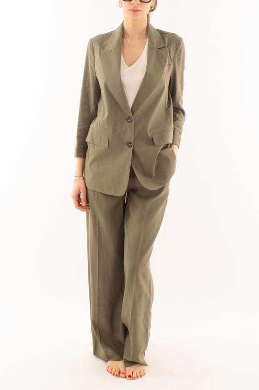 Giacca misto lino da Donna Susy mix - Verde