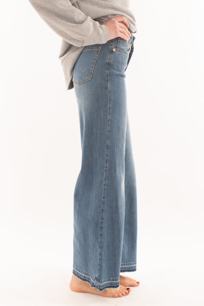Jeans a palazzo Susy mix - Jeans