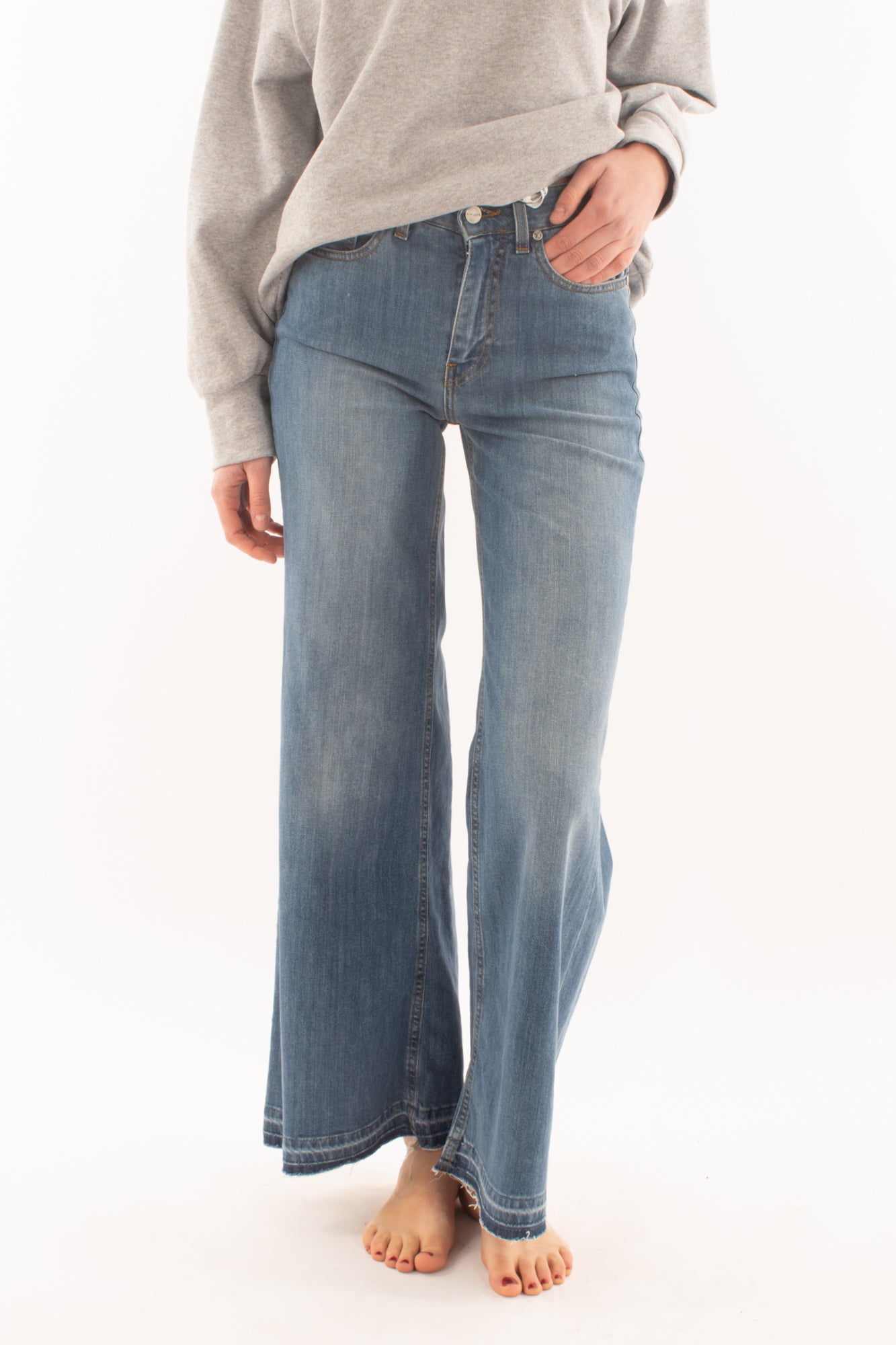 Jeans a palazzo Susy mix - Jeans