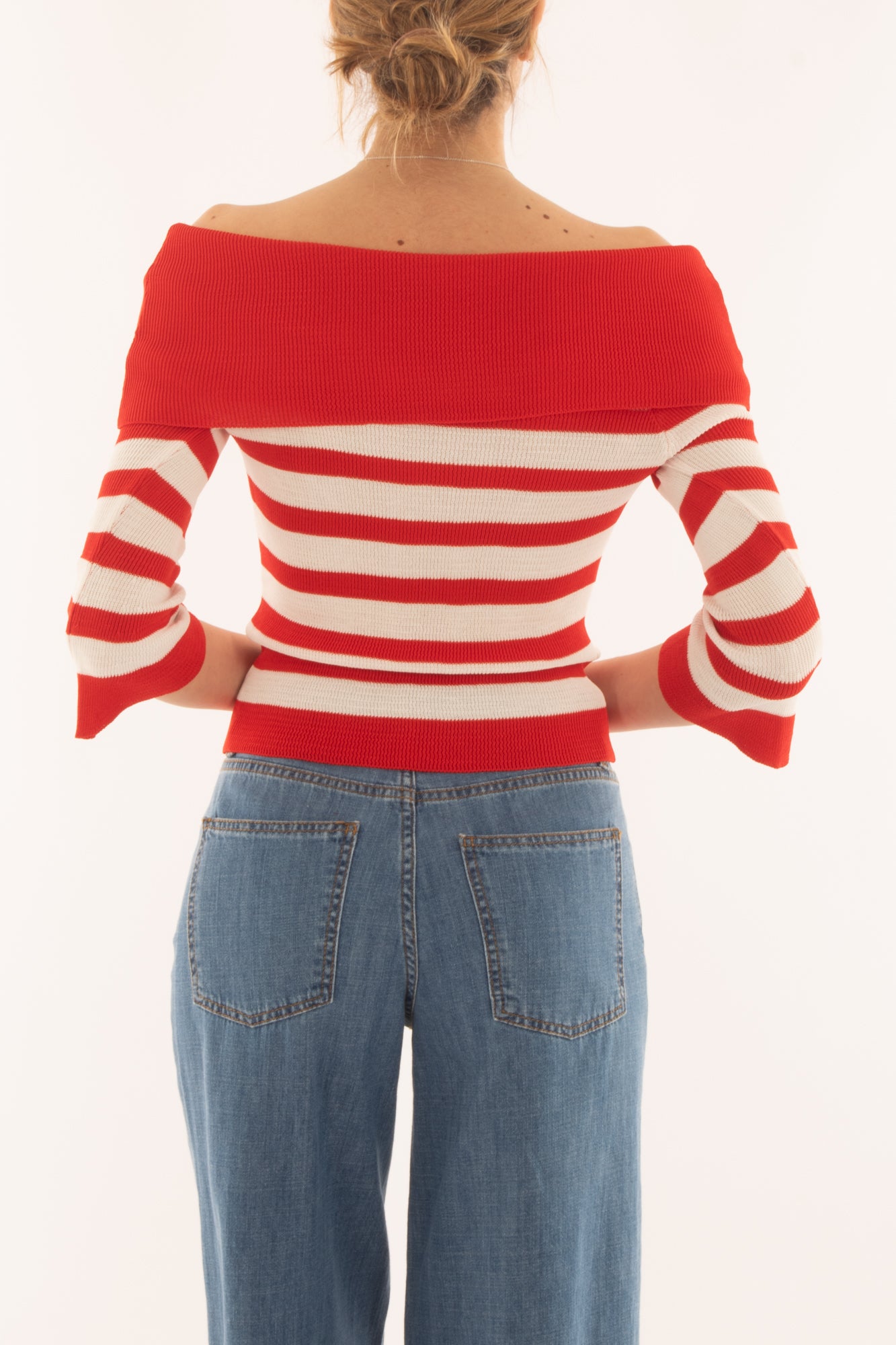 Maglia con collo shiffer da Donna Susy mix Rosso