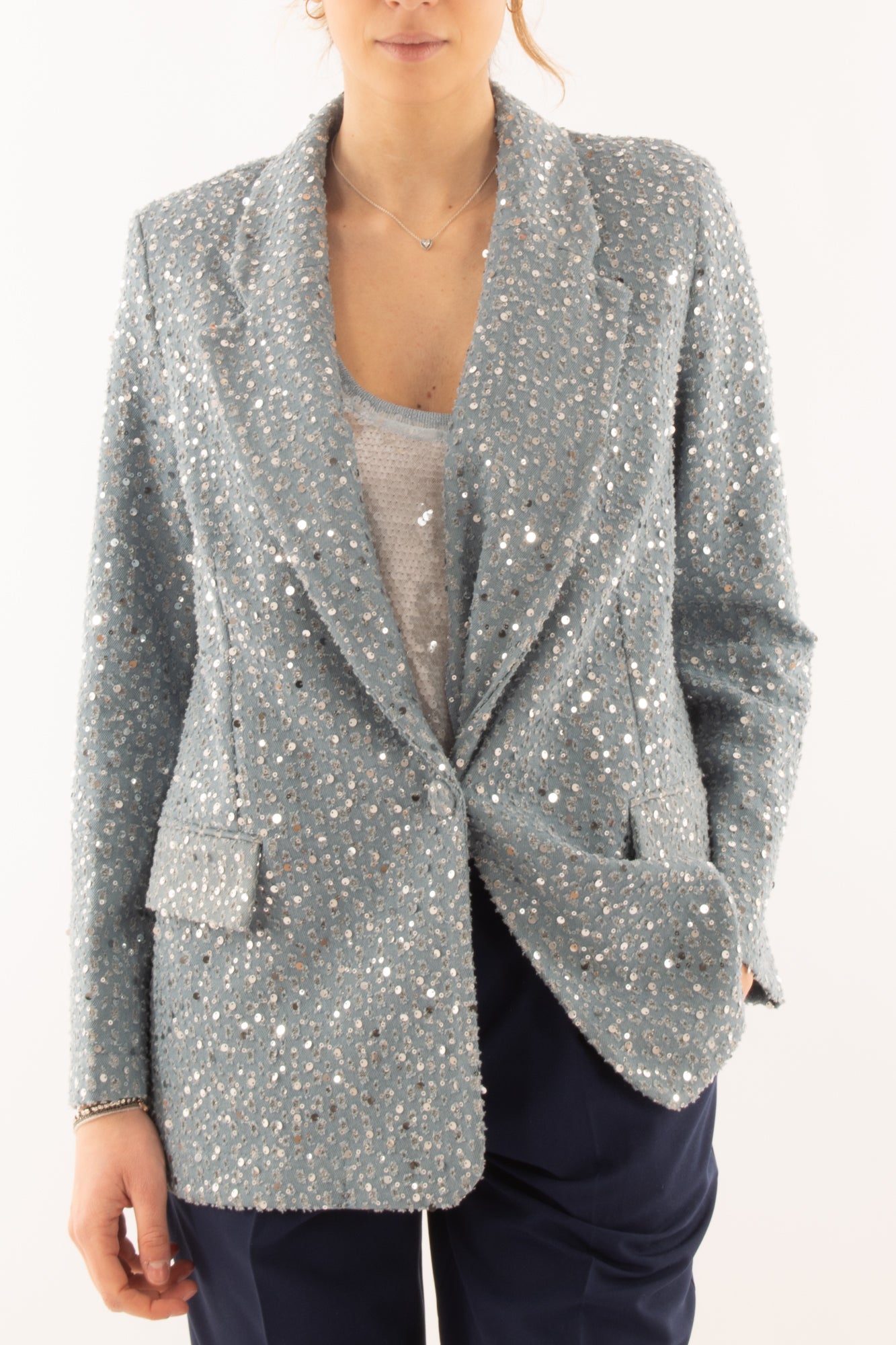 Giacca con paillettes da Donna Susy mix - Jeans