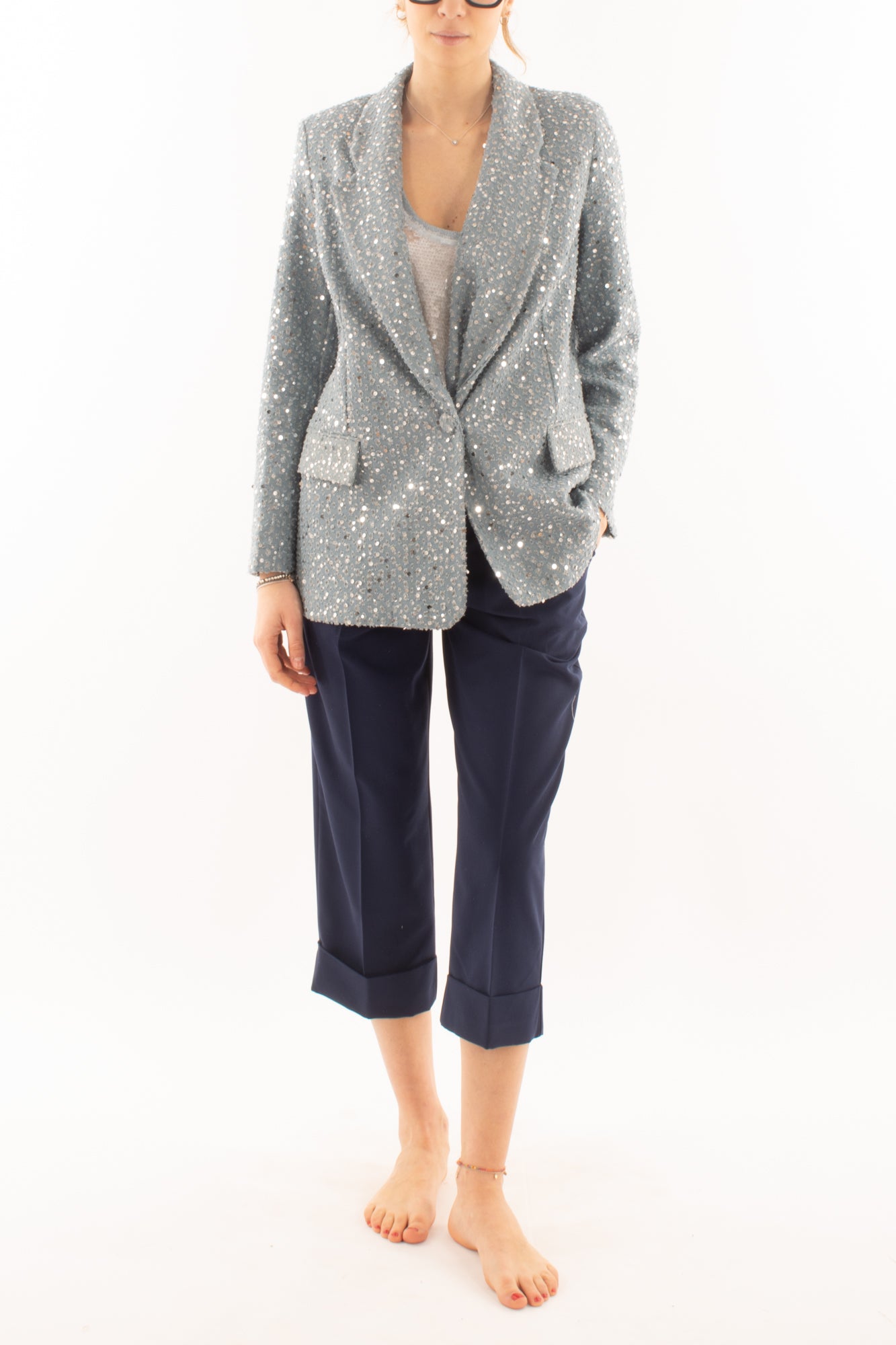 Giacca con paillettes da Donna Susy mix - Jeans