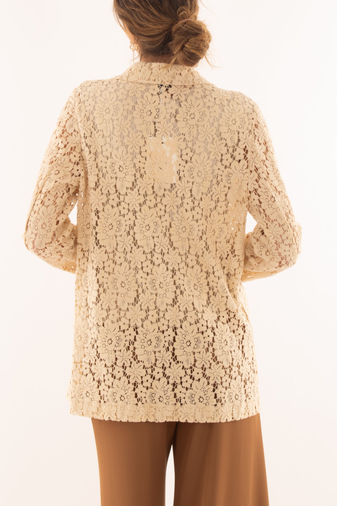 Giacca in pizzo da Donna Susy mix - Latte