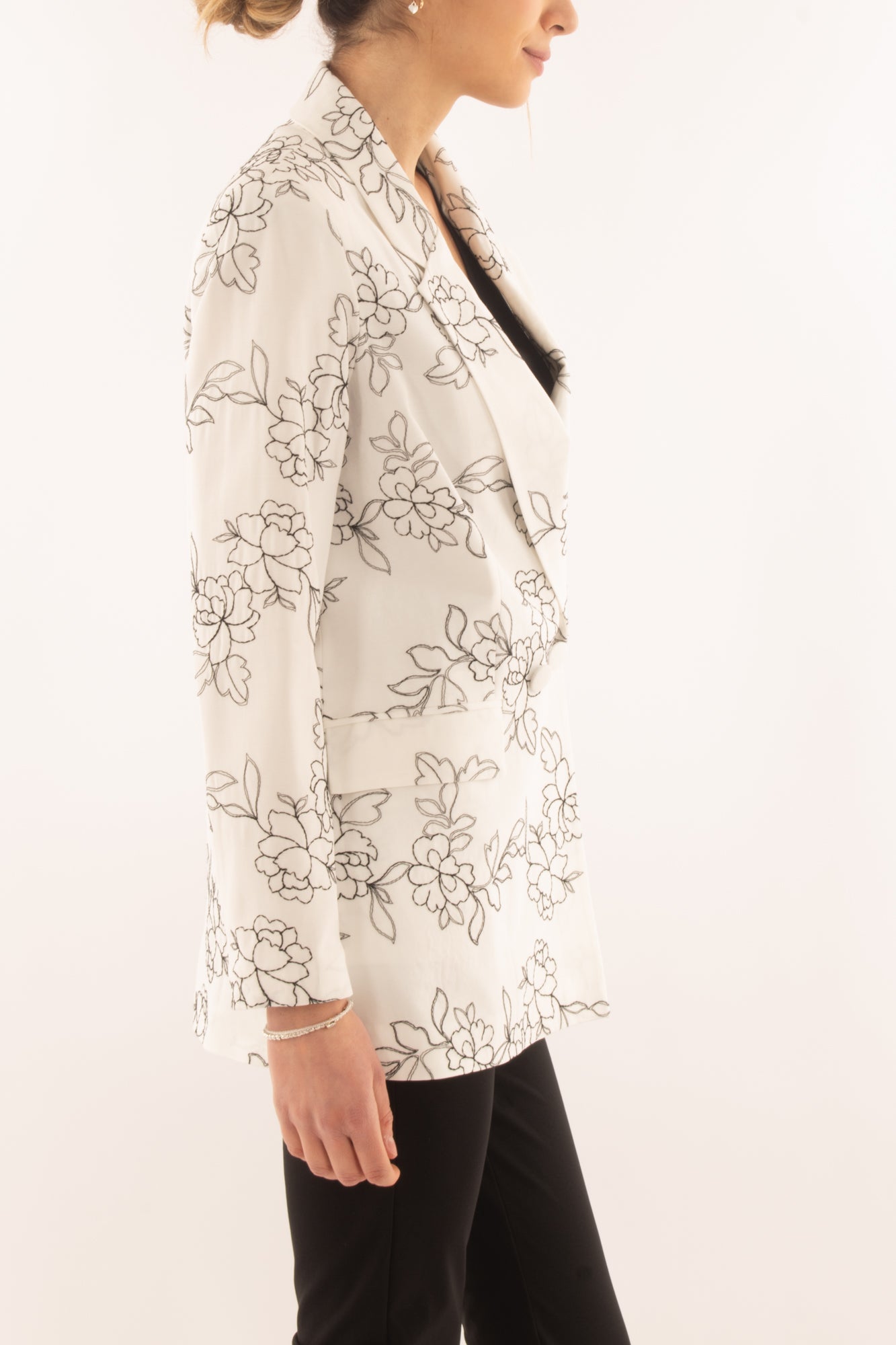 Giacca con ricami da Donna Susy mix - Bianco