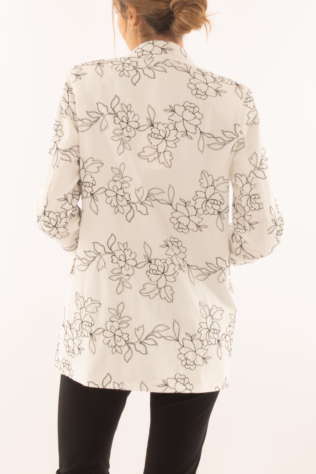 Giacca con ricami da Donna Susy mix - Bianco