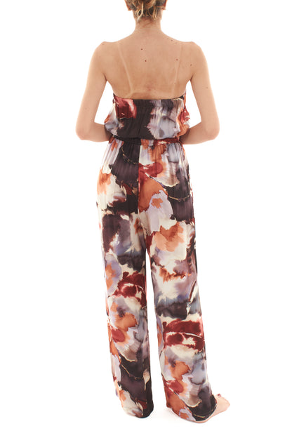 Tuta a fascia fantasia da Donna Susy mix - Arancio