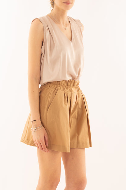 Blusa senza manica da Donna Susy mix - Beige