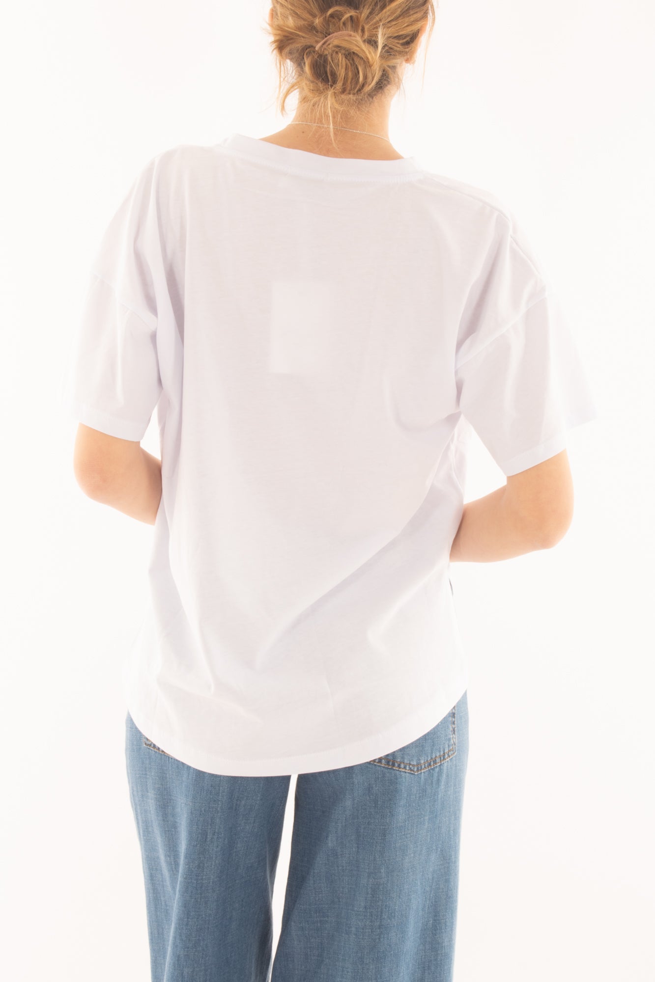 T-shirt con cuore da Donna Susy mix - Bianco