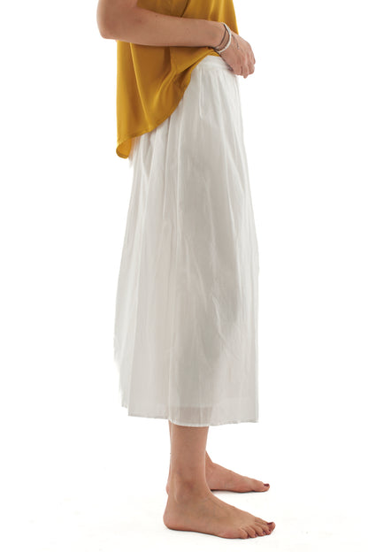 Gonna lunga a pieghe da Donna Susy mix - Rosso fargola