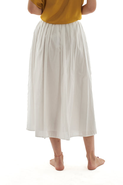 Gonna lunga a pieghe da Donna Susy mix - Rosso fargola