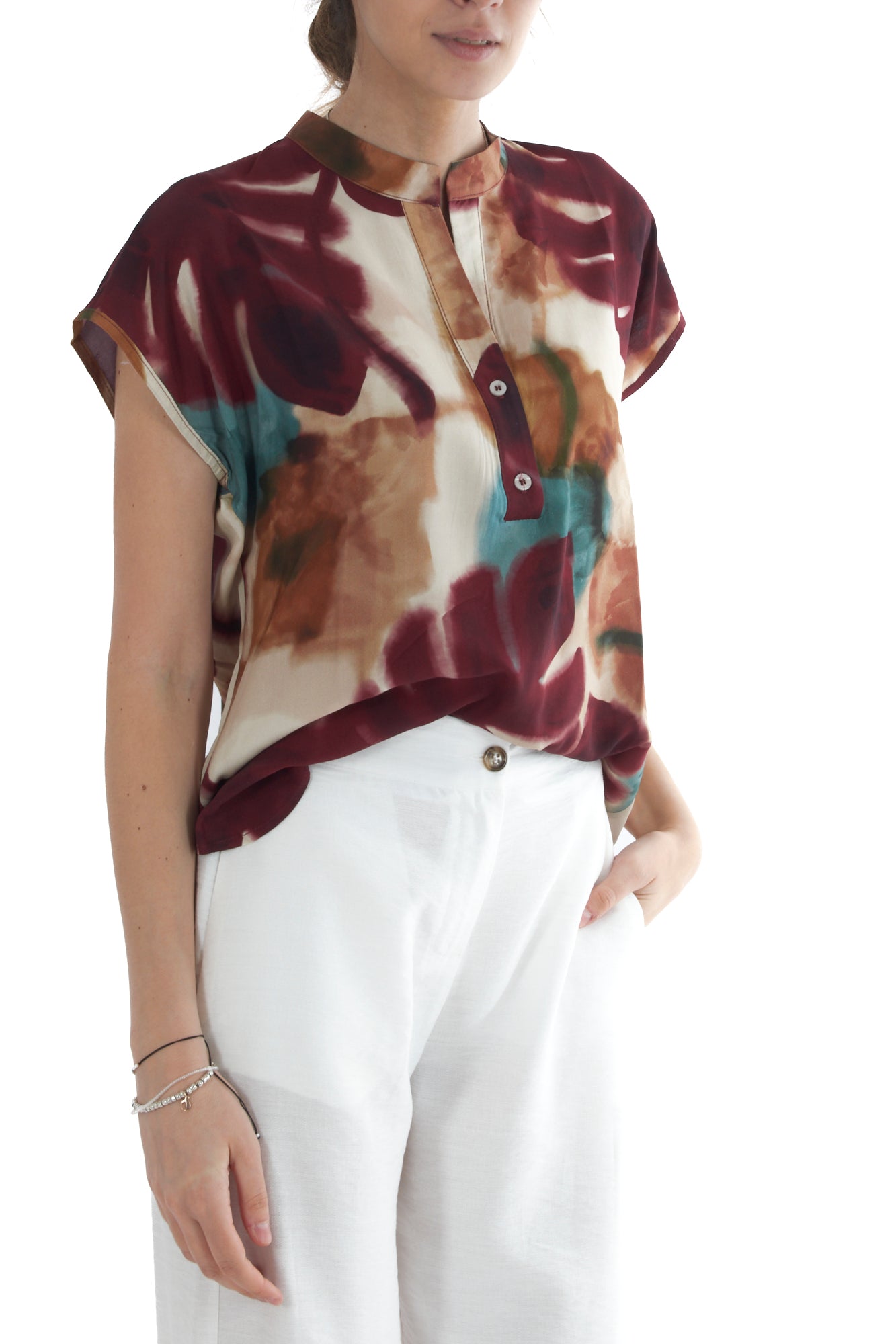 Blusa samnicata fantasia da Donna Susy mix - India
