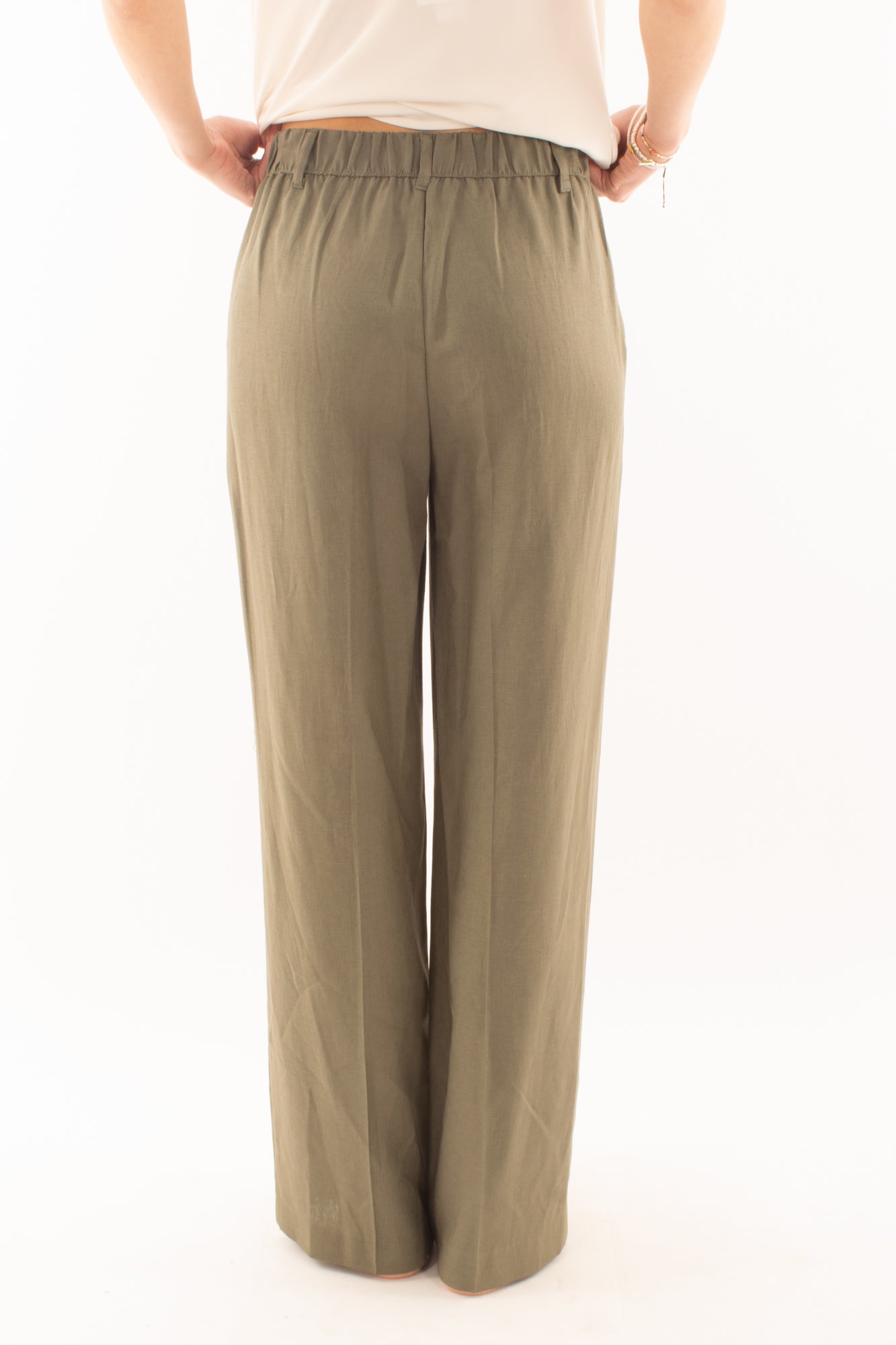 Pantalone a palazzo da Donna Susy mix - Verde