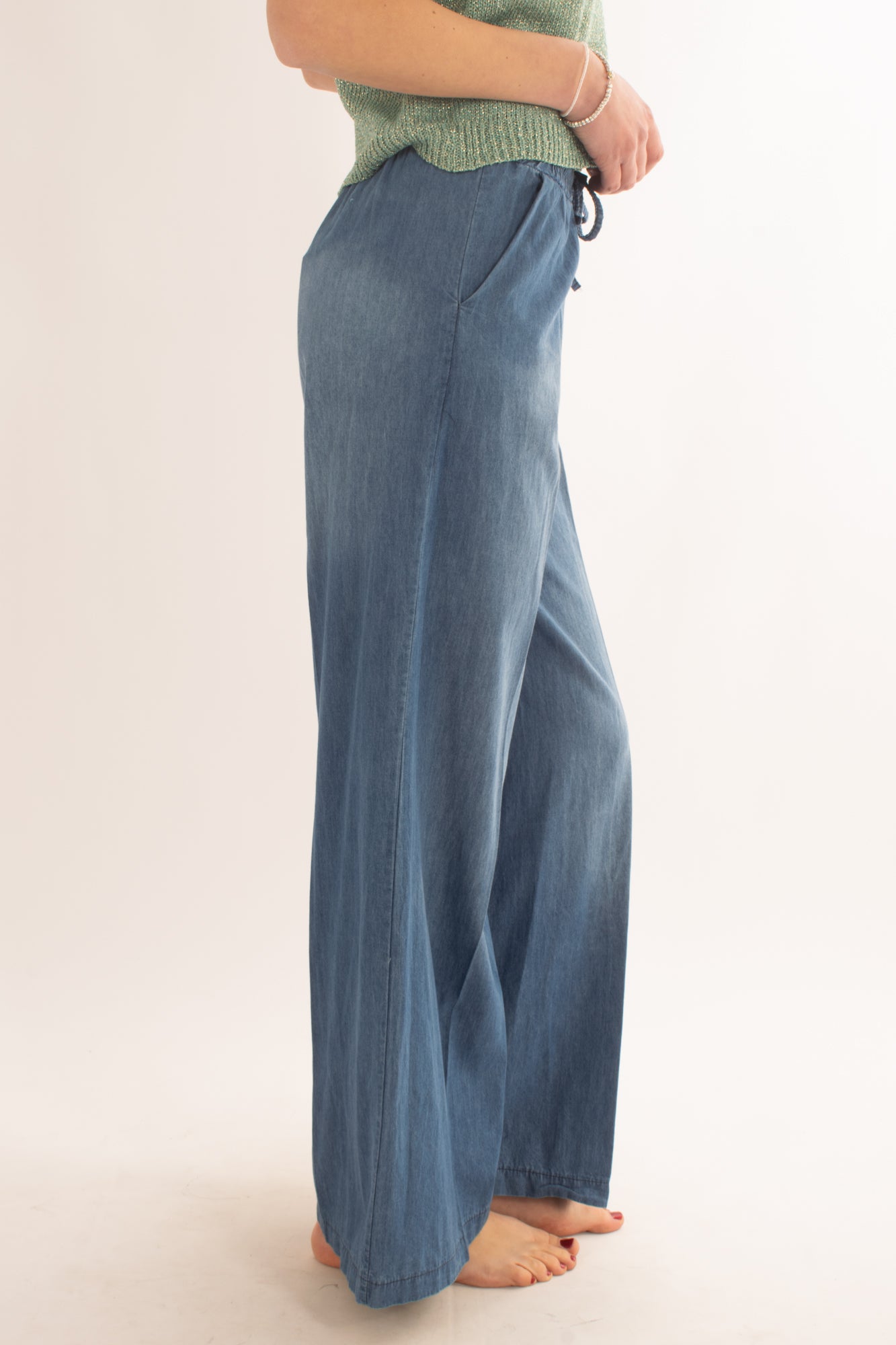 Jeans a palazzo da Donna Susy mix - Blu