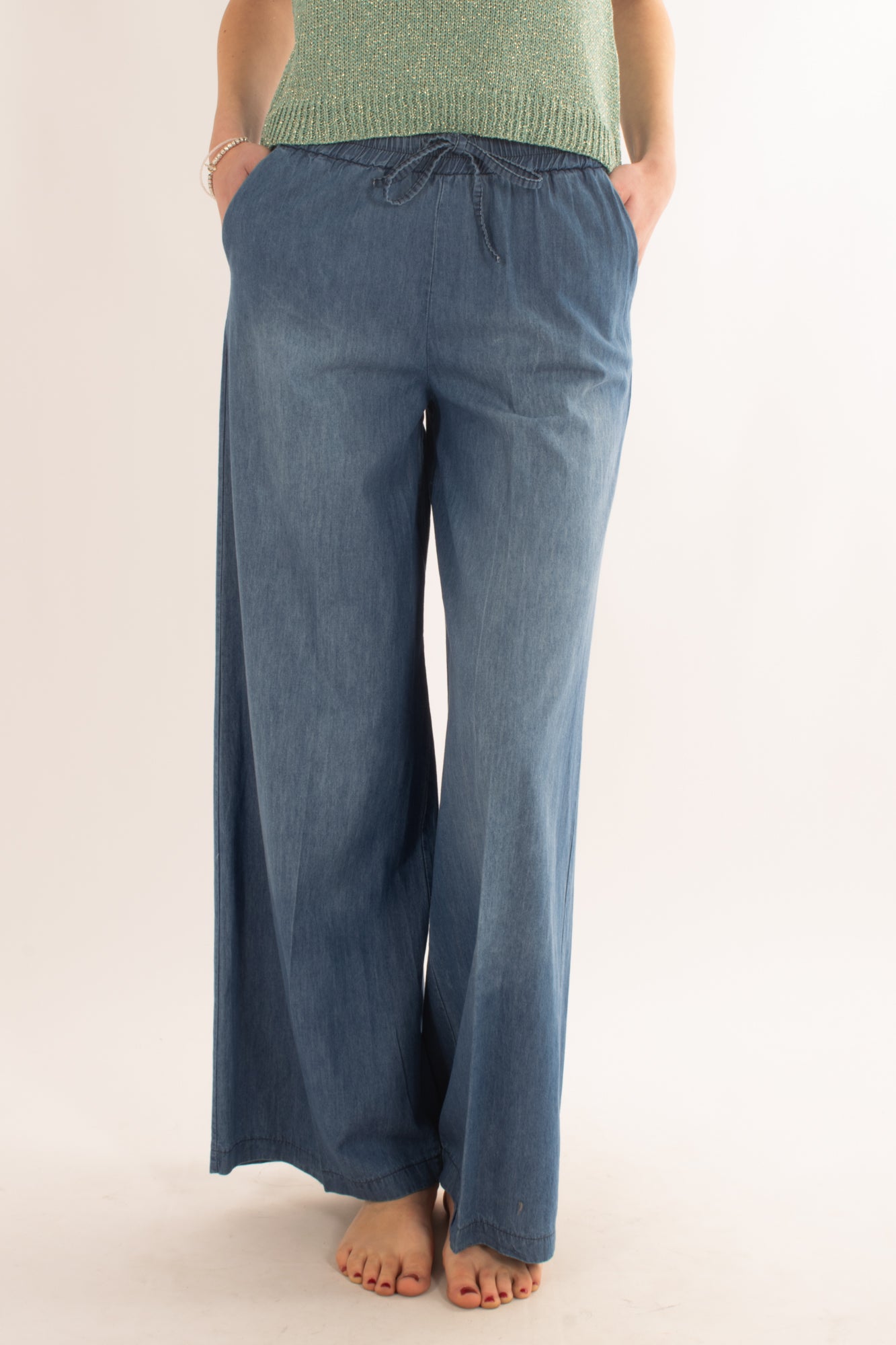 Jeans a palazzo da Donna Susy mix - Blu