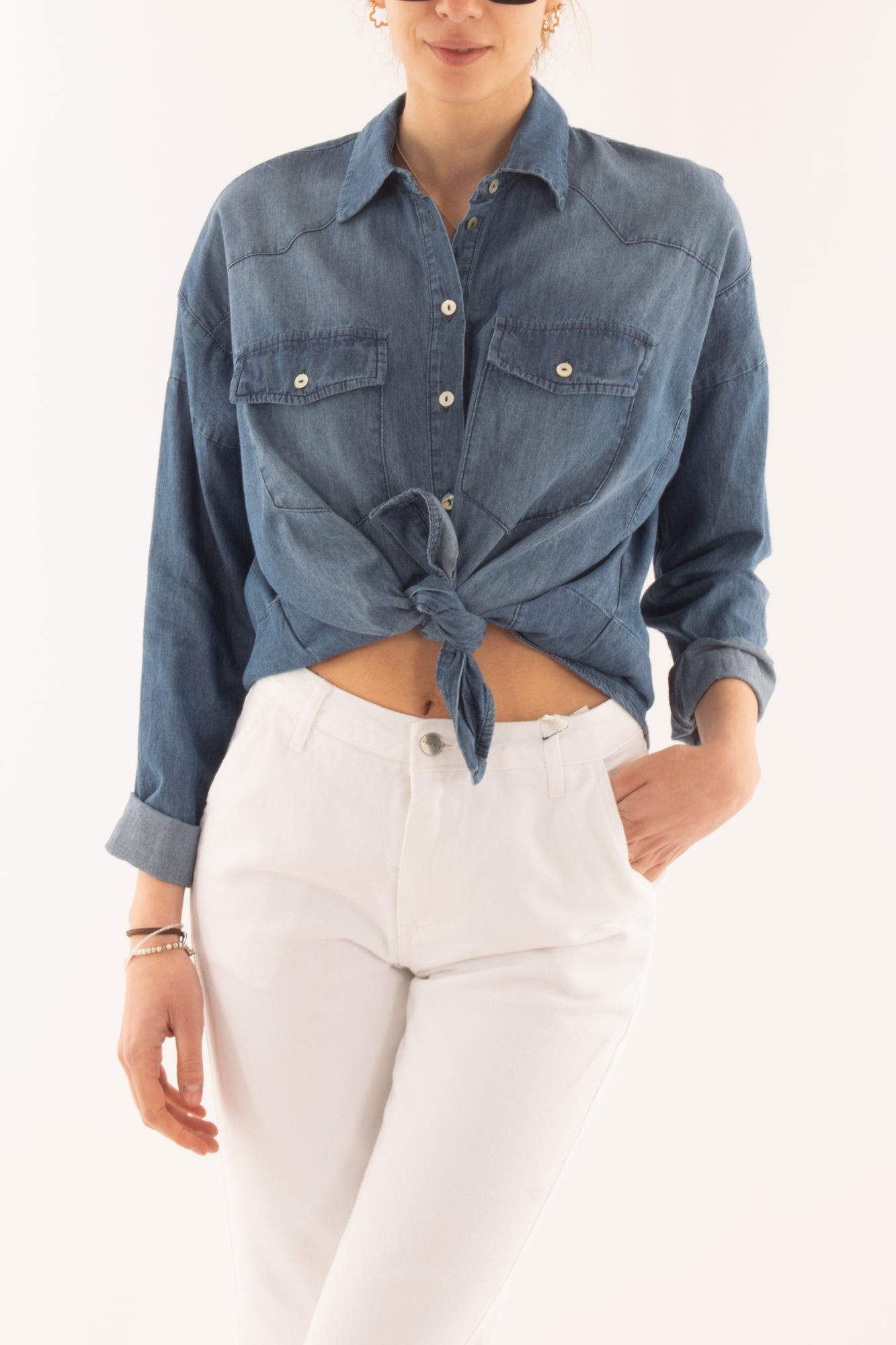 SUSY MIX Camicia di jeans da Donna Susy mix - Blu Blu