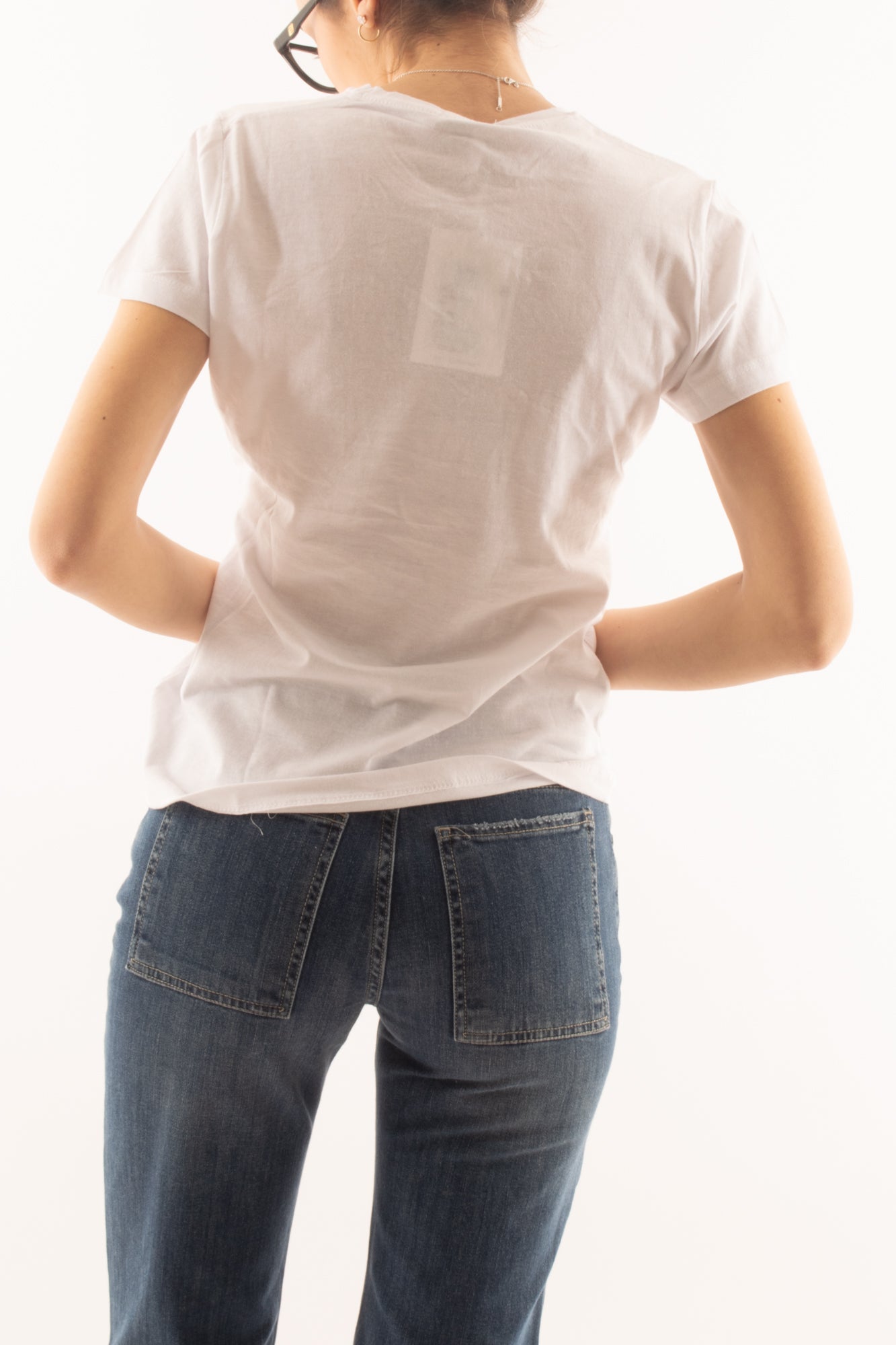 T-shirt wow da Donna Susy mix Azzurro