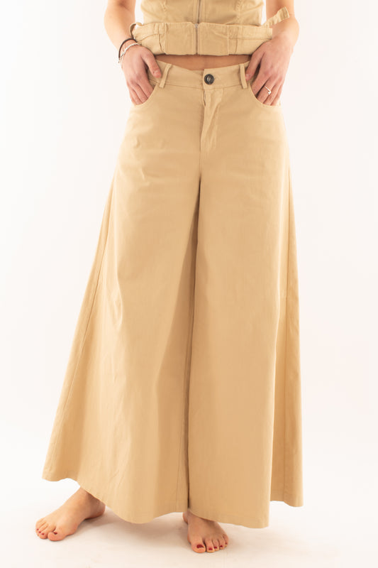 Pantalone a palazzo da Donna Susy mix - Safari