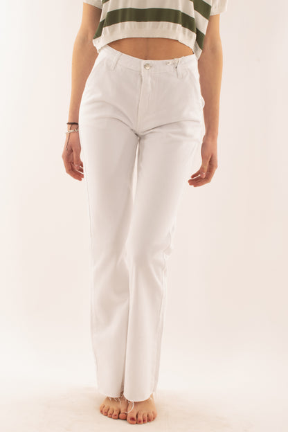 Jeans scampanato da Donna Susy mix - Bianco